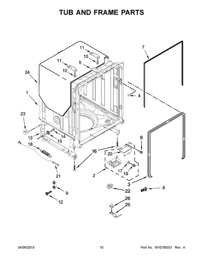 Diagram for KDTE204ESS0