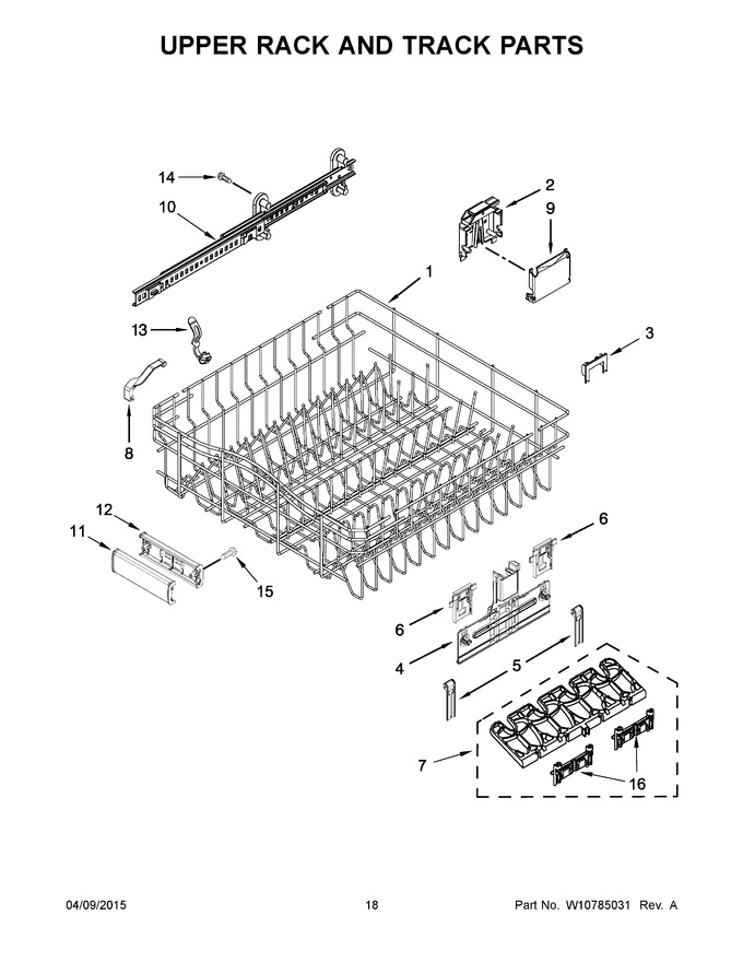 Diagram for KDTE204EWH0