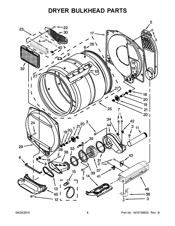 Diagram for YWET3300XQ2