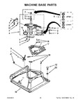 Diagram for 11 - Machine Base Parts