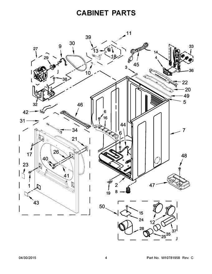 Diagram for WGD8000DW1