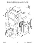 Diagram for 02 - Cabinet, Door And Liner Parts