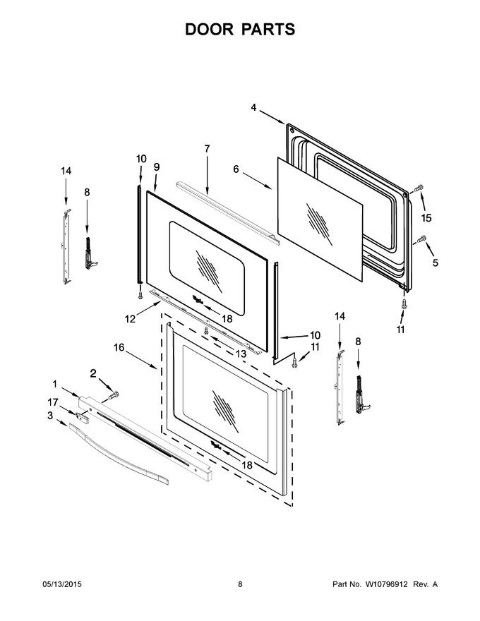 Diagram for WFE540H0EW0