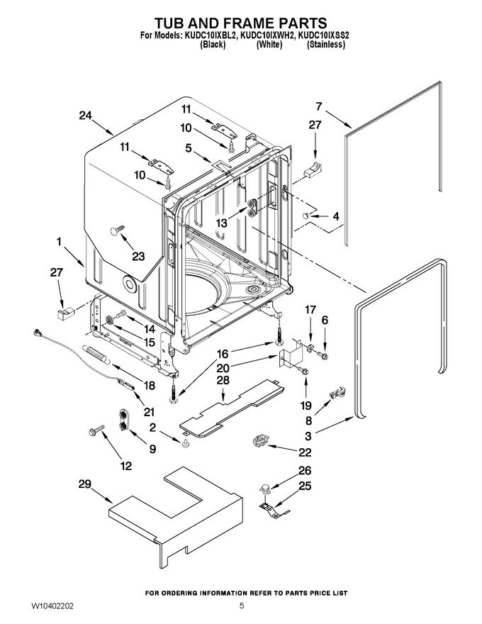 Diagram for KUDC10IXWH2