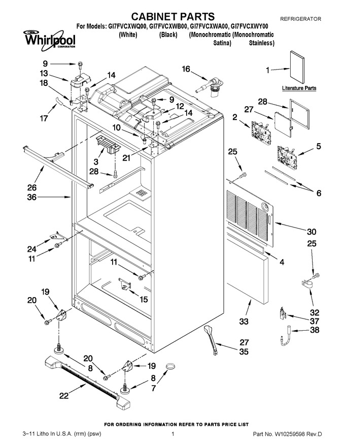 Diagram for GI7FVCXWY00
