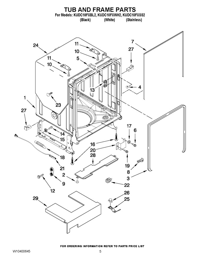Diagram for KUDC10FXBL2