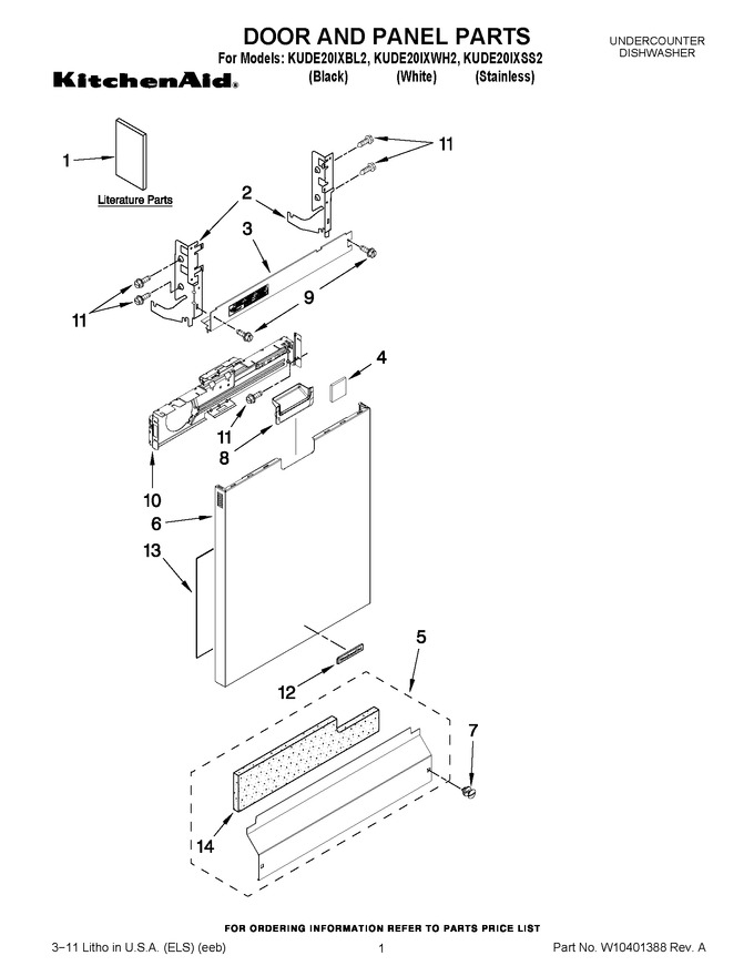 Diagram for KUDE20IXWH2