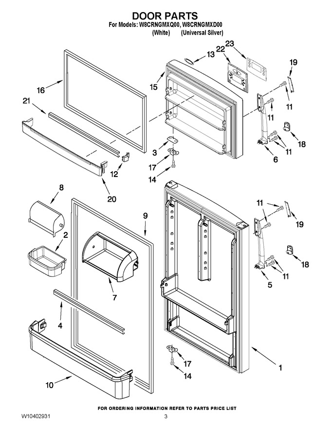 Diagram for W8CRNGMXD00