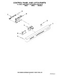 Diagram for 02 - Control Panel And Latch Parts