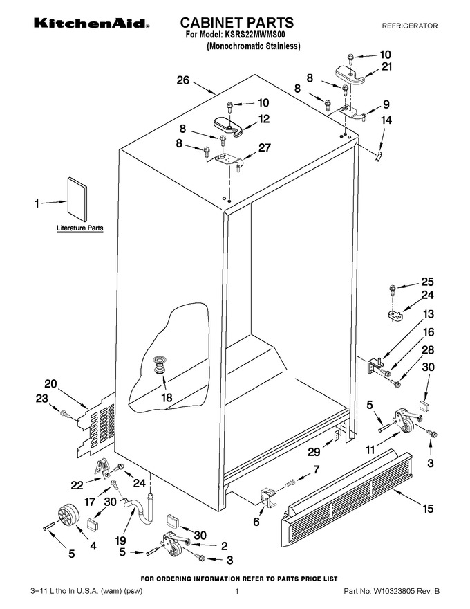 Diagram for KSRS22MWMS00