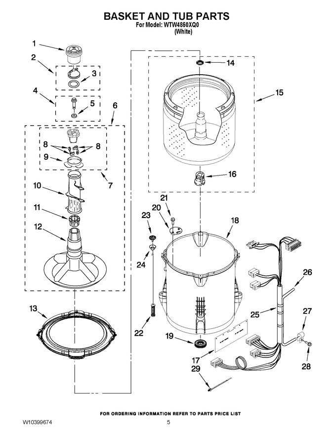 Diagram for WTW4850XQ0
