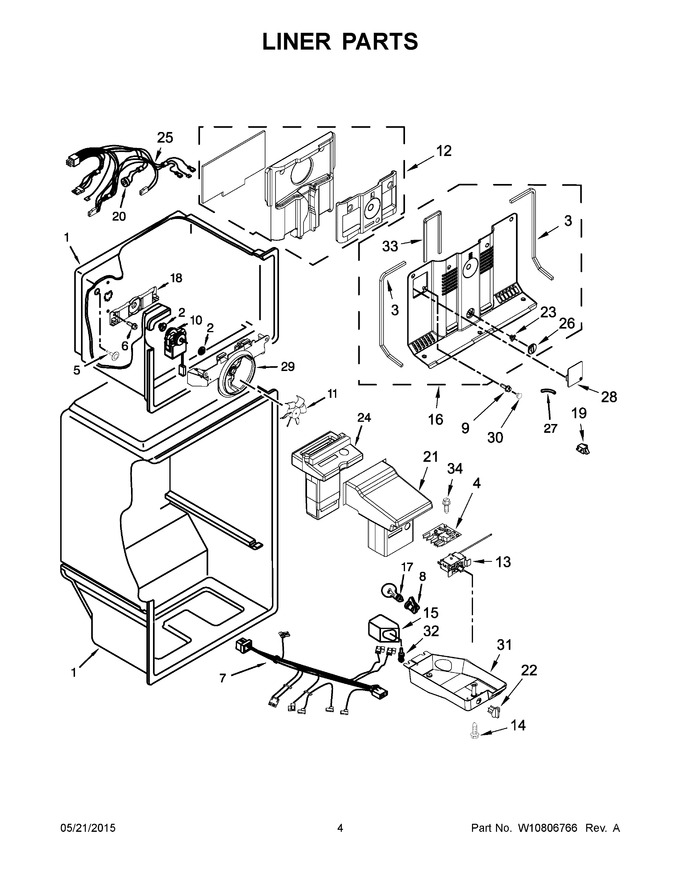 Diagram for WRT104TFDW01