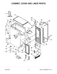 Diagram for 02 - Cabinet, Door And Liner Parts