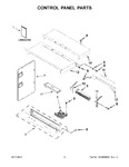 Diagram for 02 - Control Panel Parts