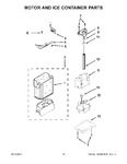Diagram for 06 - Motor And Ice Container Parts