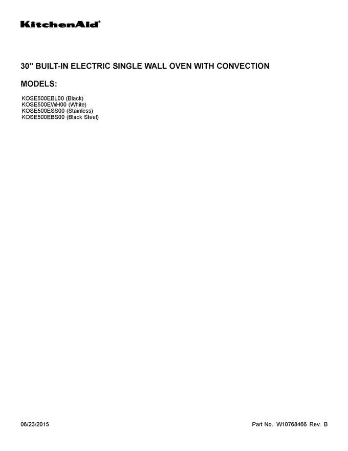 Diagram for KOSE500EBS00