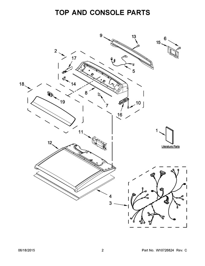Diagram for YWED8500DW0