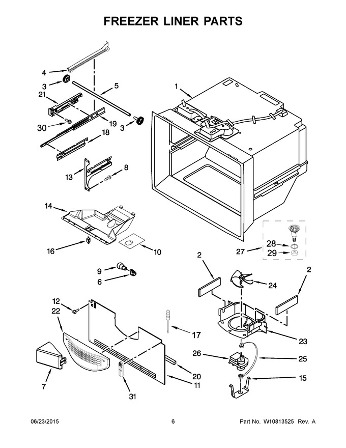 Diagram for WRF540CWBW01