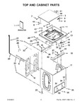 Diagram for 02 - Top And Cabinet Parts