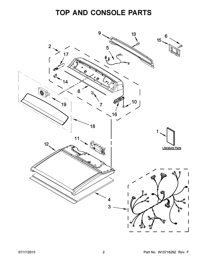 Diagram for WED8500DW0