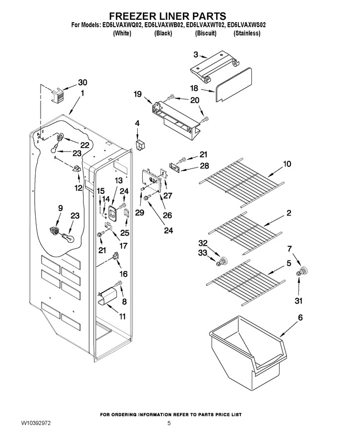 Diagram for ED5LVAXWT02