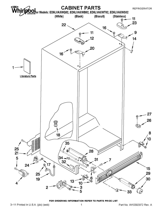 Diagram for ED5LVAXWT02