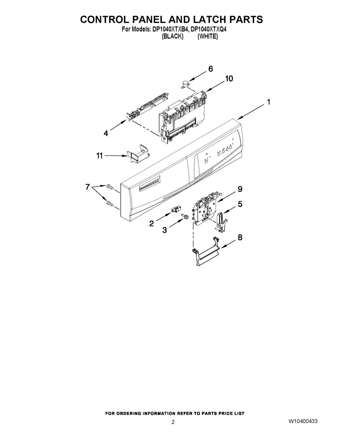 Diagram for DP1040XTXB4