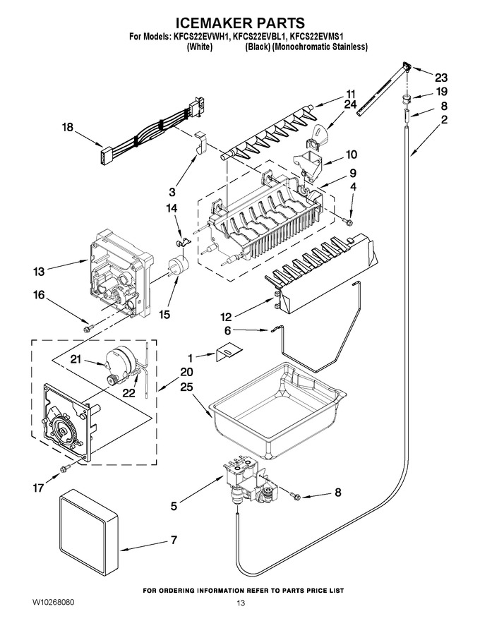 Diagram for KFCS22EVWH1