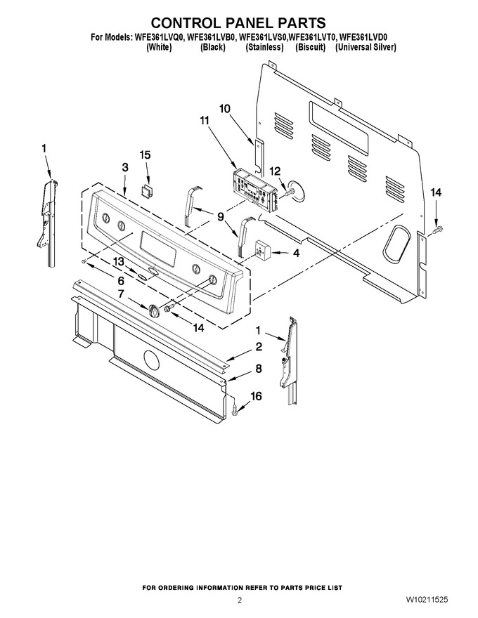 Diagram for WFE361LVT0