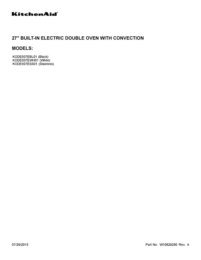 Diagram for KODE507ESS01