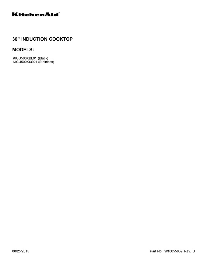 Diagram for KICU500XBL01