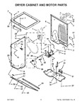 Diagram for 04 - Dryer Cabinet And Motor Parts
