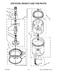 Diagram for 11 - Agitator, Basket And Tub Parts