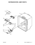 Diagram for 03 - Refrigerator Liner Parts