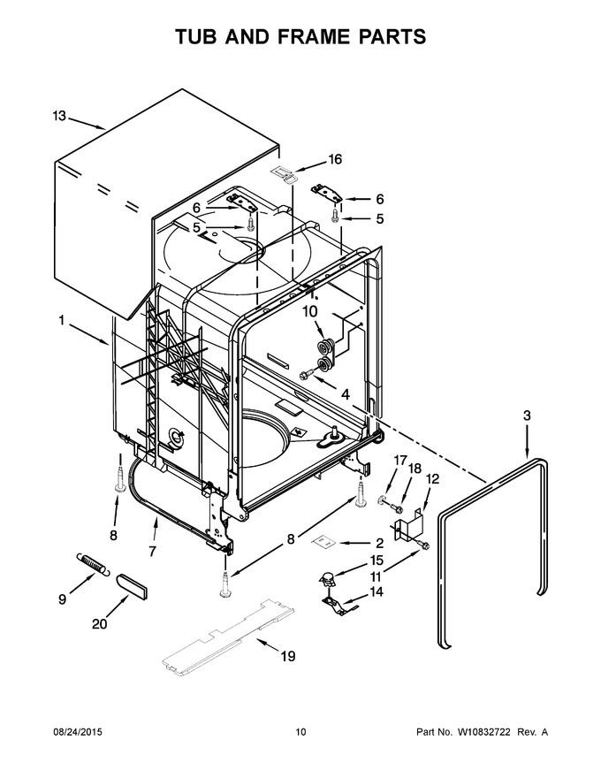 Diagram for WDT720PADE2
