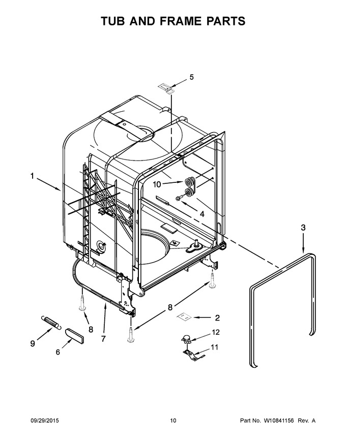 Diagram for WDP350PAAW6