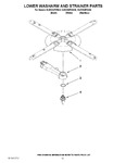 Diagram for 11 - Lower Washarm And Strainer Parts