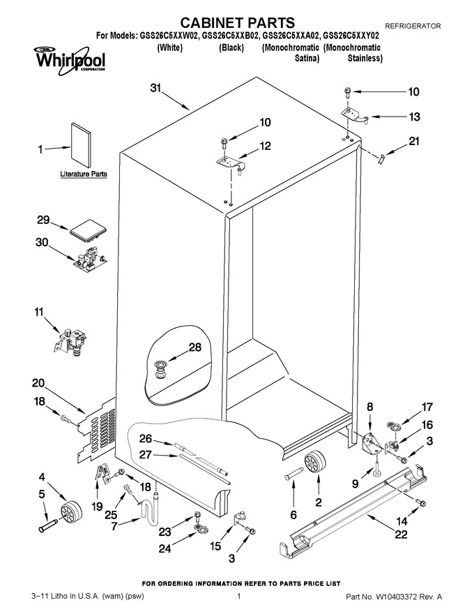 Diagram for GSS26C5XXY02