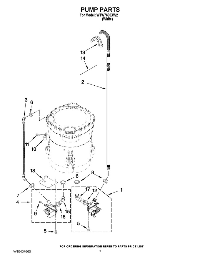 Diagram for WTW7600XW2