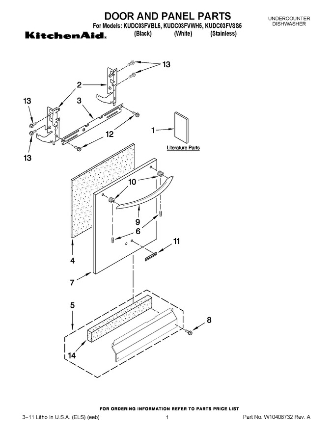 Diagram for KUDC03FVWH5