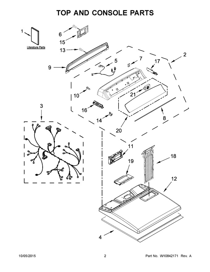 Diagram for WED7000DW1