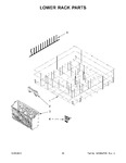 Diagram for 11 - Lower Rack Parts