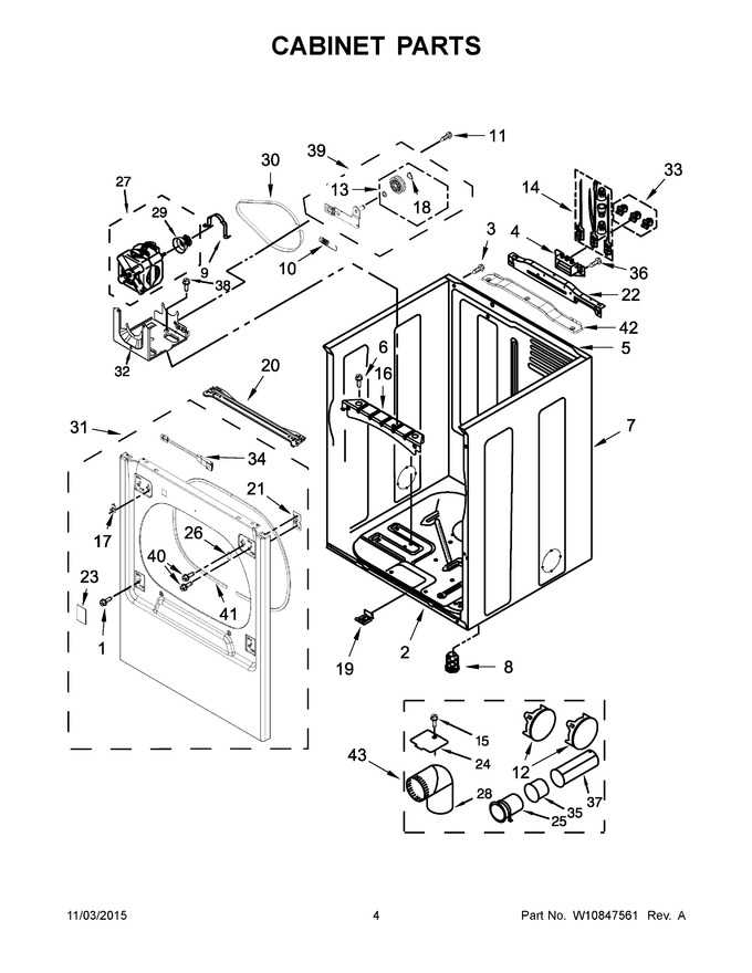 Diagram for WED8500DC2