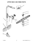 Diagram for 08 - Upper Wash And Rinse Parts
