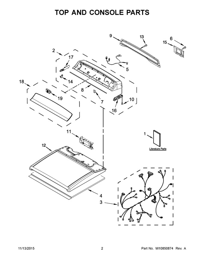 Diagram for WED8000DW2
