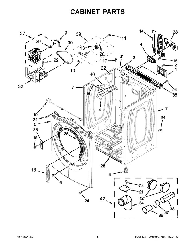 Diagram for WED8740DC1