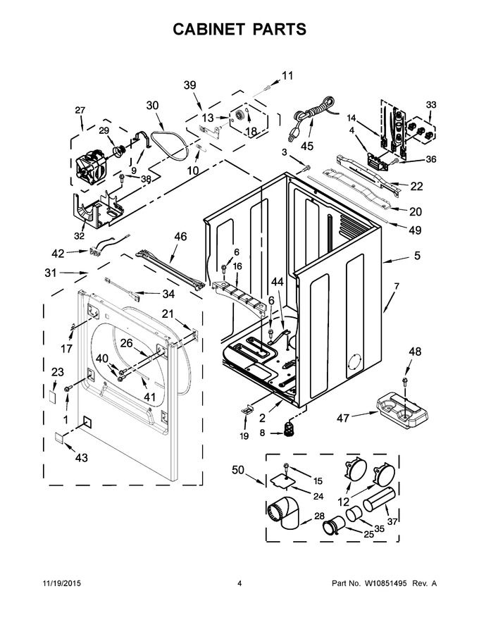 Diagram for WGD8500DC2