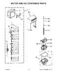Diagram for 06 - Motor And Ice Container Parts