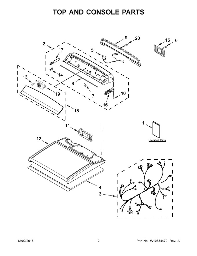Diagram for YWED8500DC2