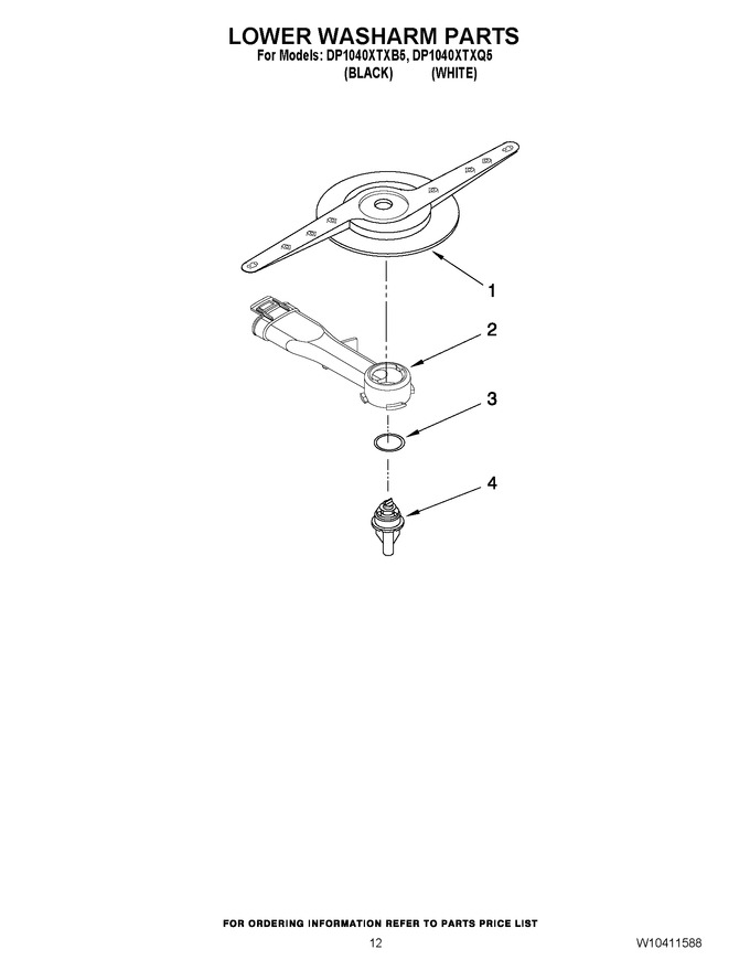 Diagram for DP1040XTXB5